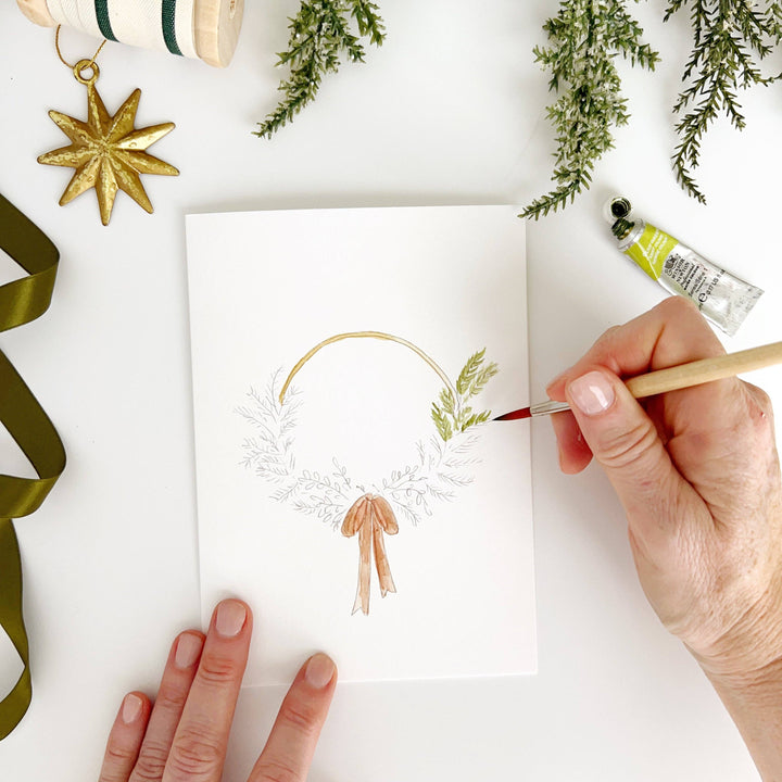 Emily Lex Paintable Holiday Notecards