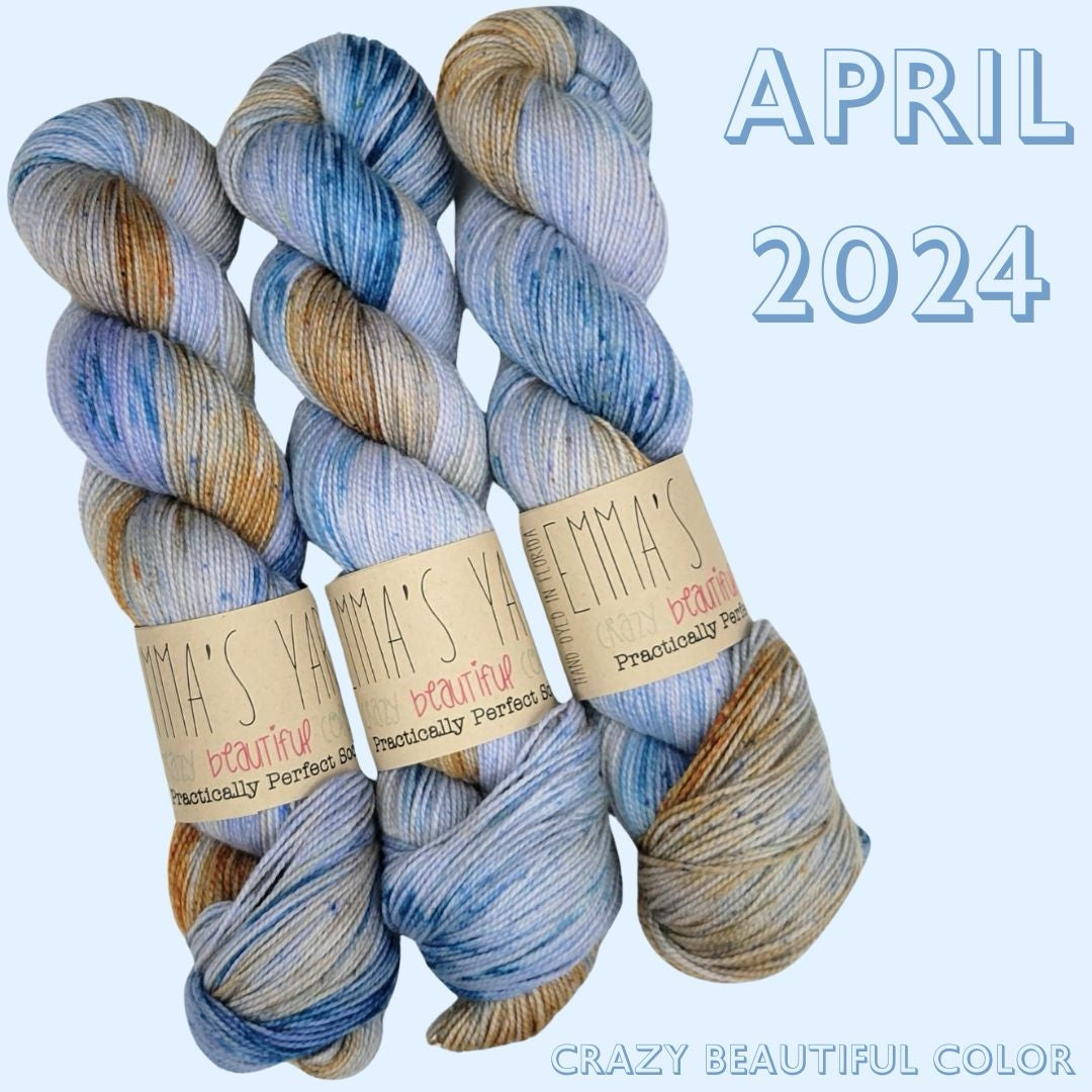 Emma's Yarn Crazy Beautiful Color Club--April 2024