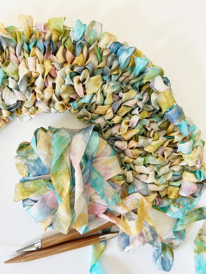 Knit Collage Waterfall