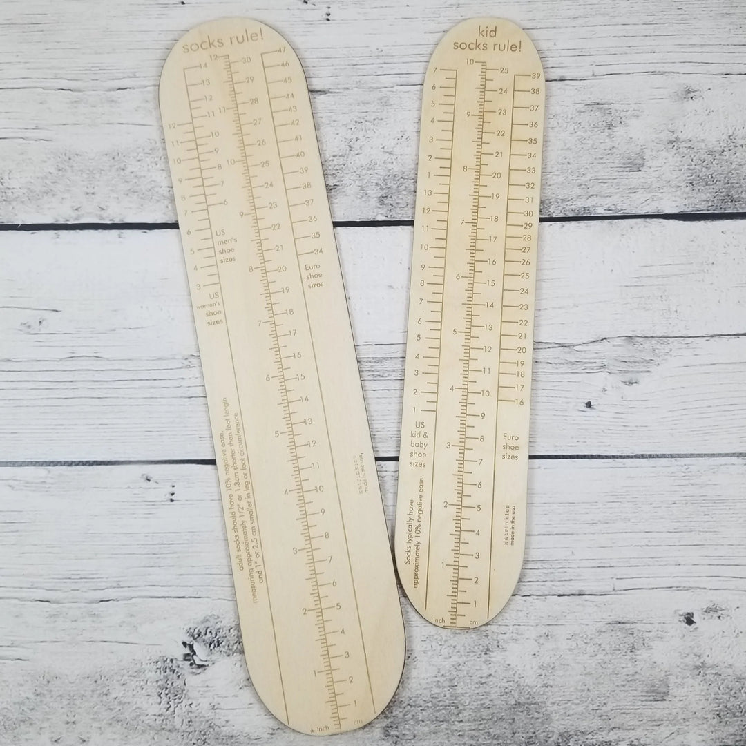 Katrinkles Socks Rule! Sock Ruler