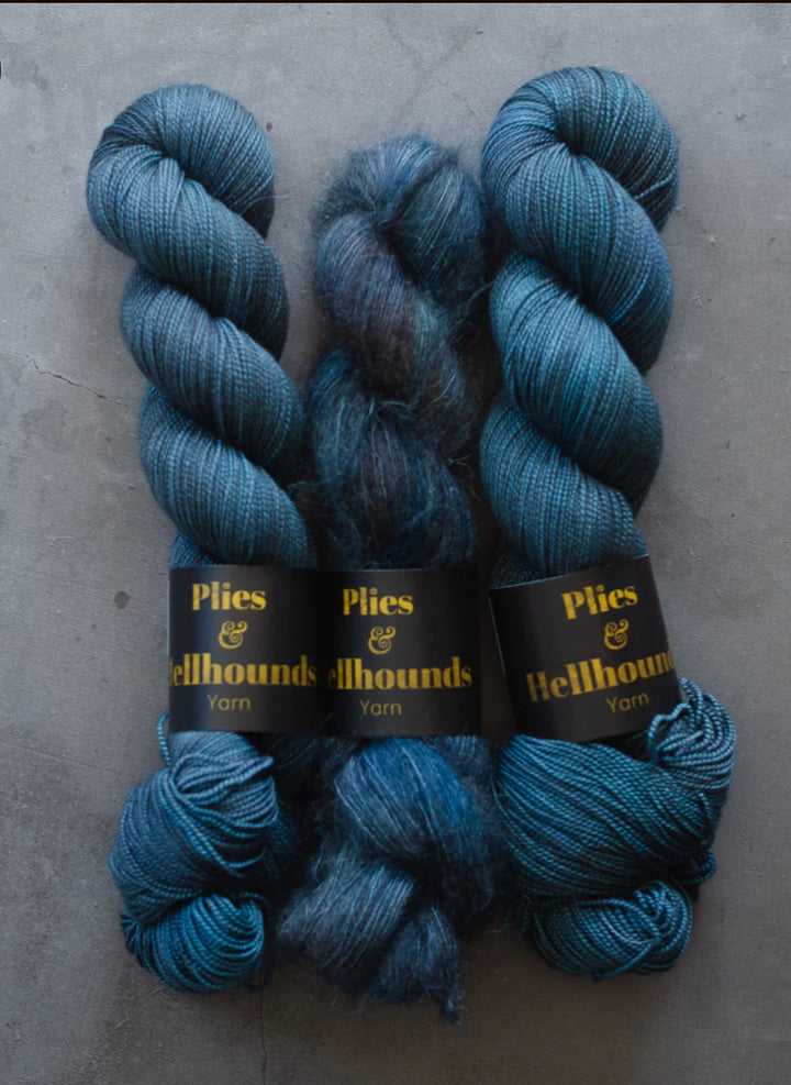 Plies & Hellhounds Conley Sister Shawl Kits