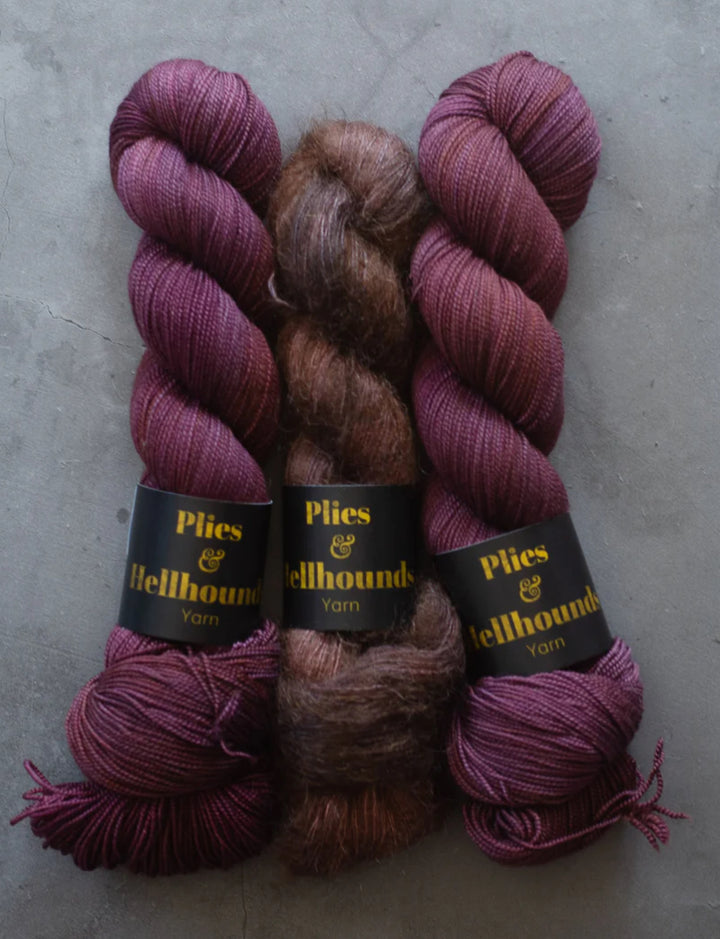 Plies & Hellhounds Conley Sister Shawl Kits