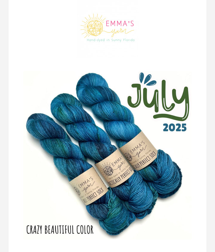 Emma's Yarn Crazy Beautiful Color Club--July 2025