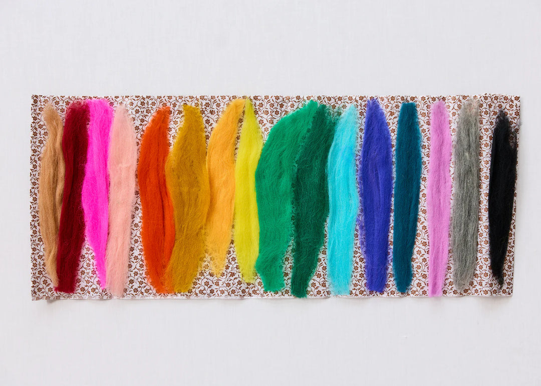 Knit Collage Needle Felting Kit & Mat