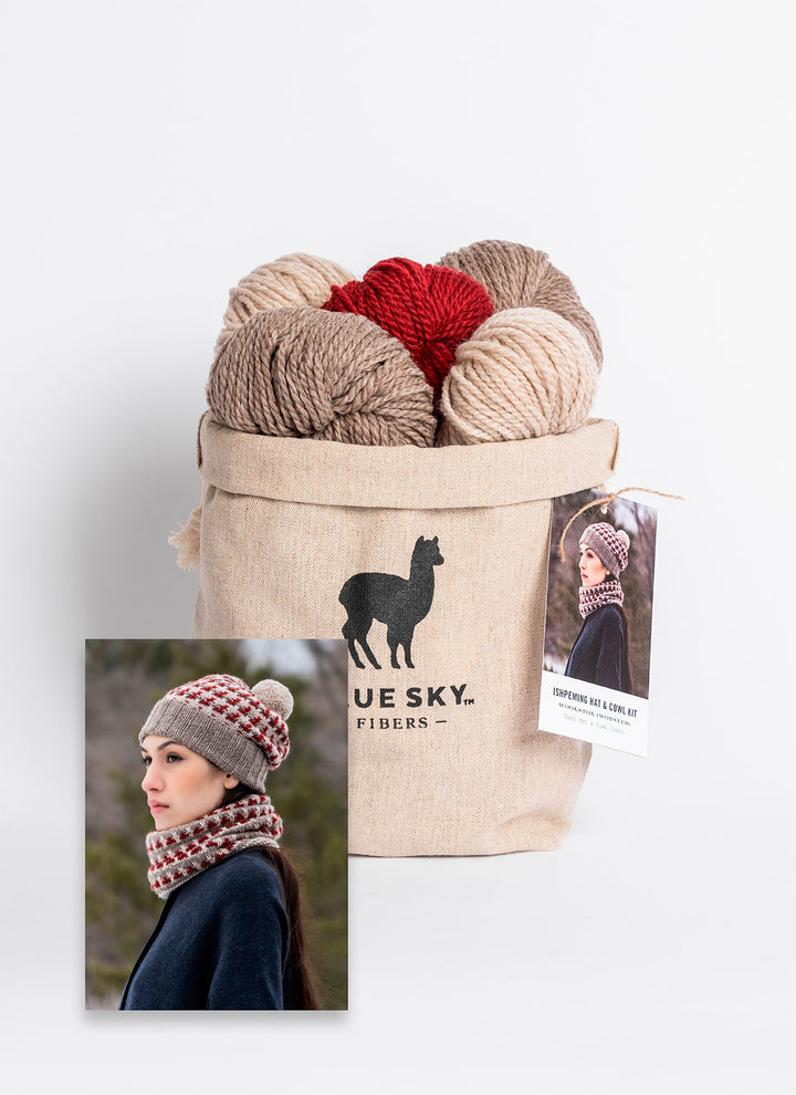 Blue Sky Ishpeming Hat & Cowl Kit
