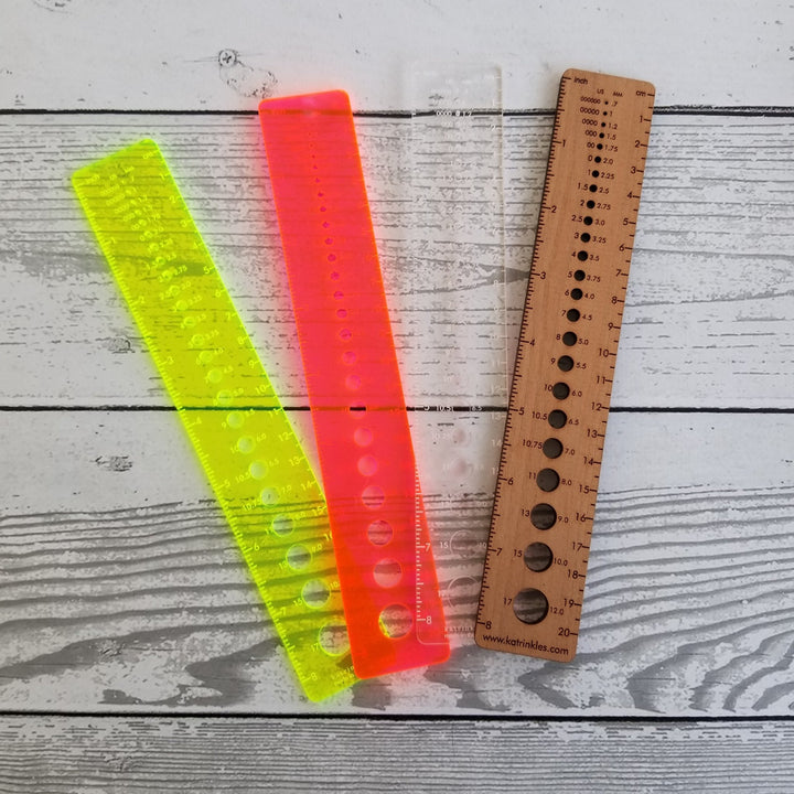 Katrinkles 8" Needle Gauge Ruler