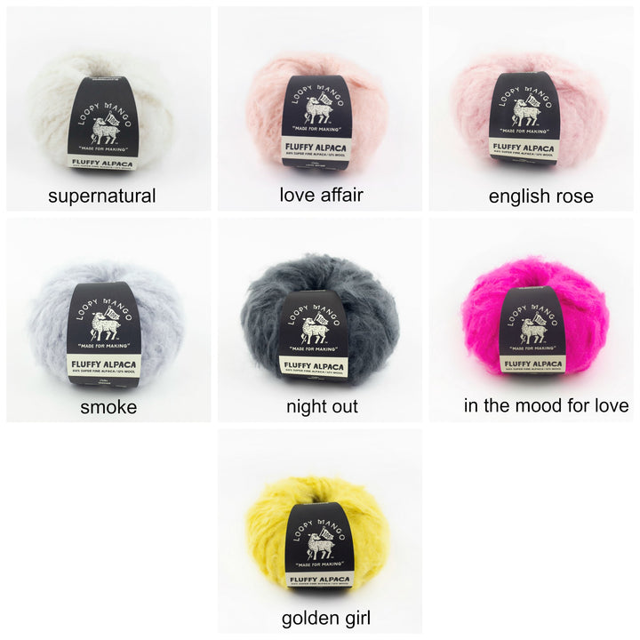 Loopy Mango Fluffy Alpaca