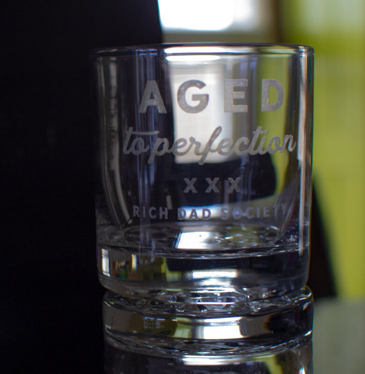 Rich Dad Society Old Fashioned Glasses Set