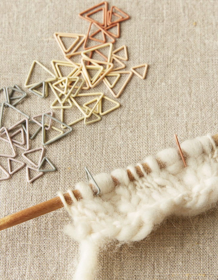 Cocoknits Triangle Stitch Markers--Colorful Earth Tones
