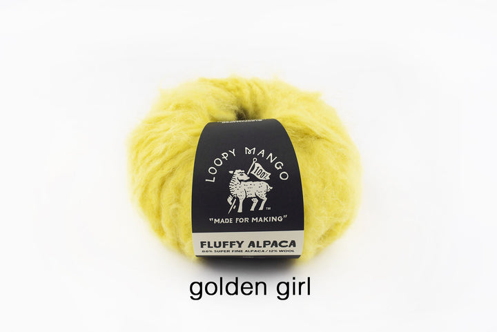 Loopy Mango Fluffy Alpaca