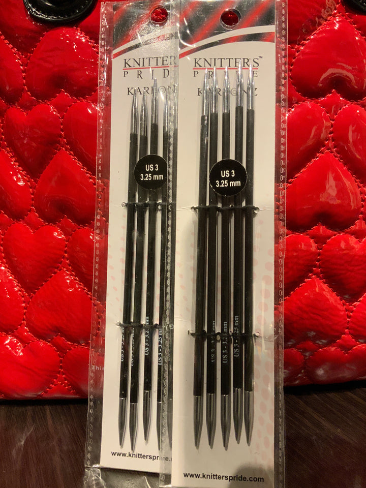 Knitter's Pride 6" Karbonz DPNs