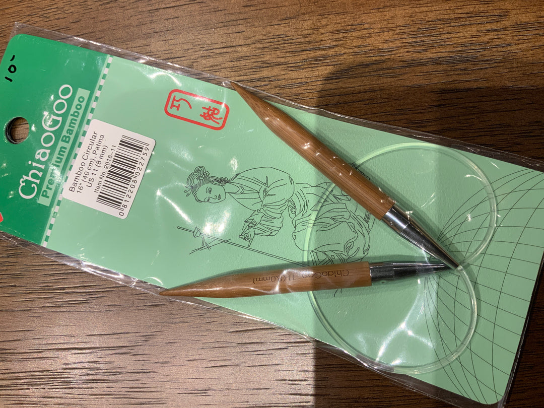Chiaogoo Premium Bamboo 24” circular needle