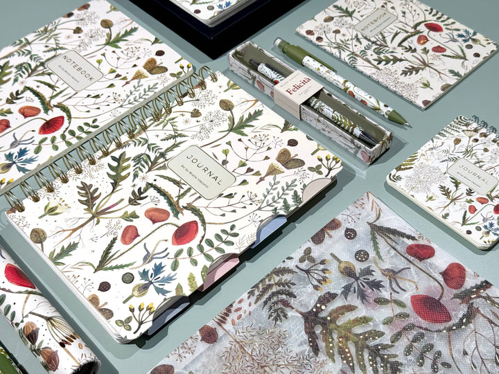 Bruno Visconti Art Journal A5 - Greens and Flowers