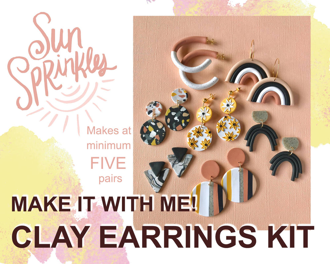 Sun Sprinkles DIY Polymer Clay Earring Kits