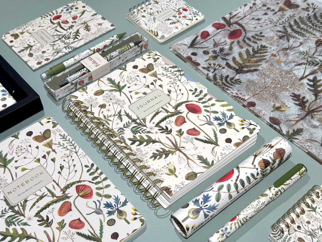 Bruno Visconti Art Journal A5 - Greens and Flowers