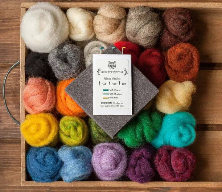 Grey Fox Needle Felting Starter Kits