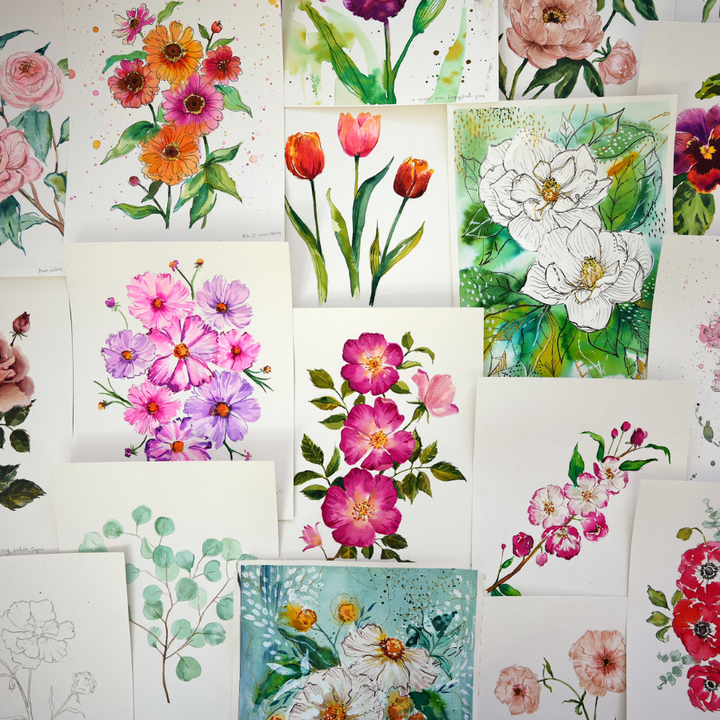 Sarah Cray Watercolor Workbooks