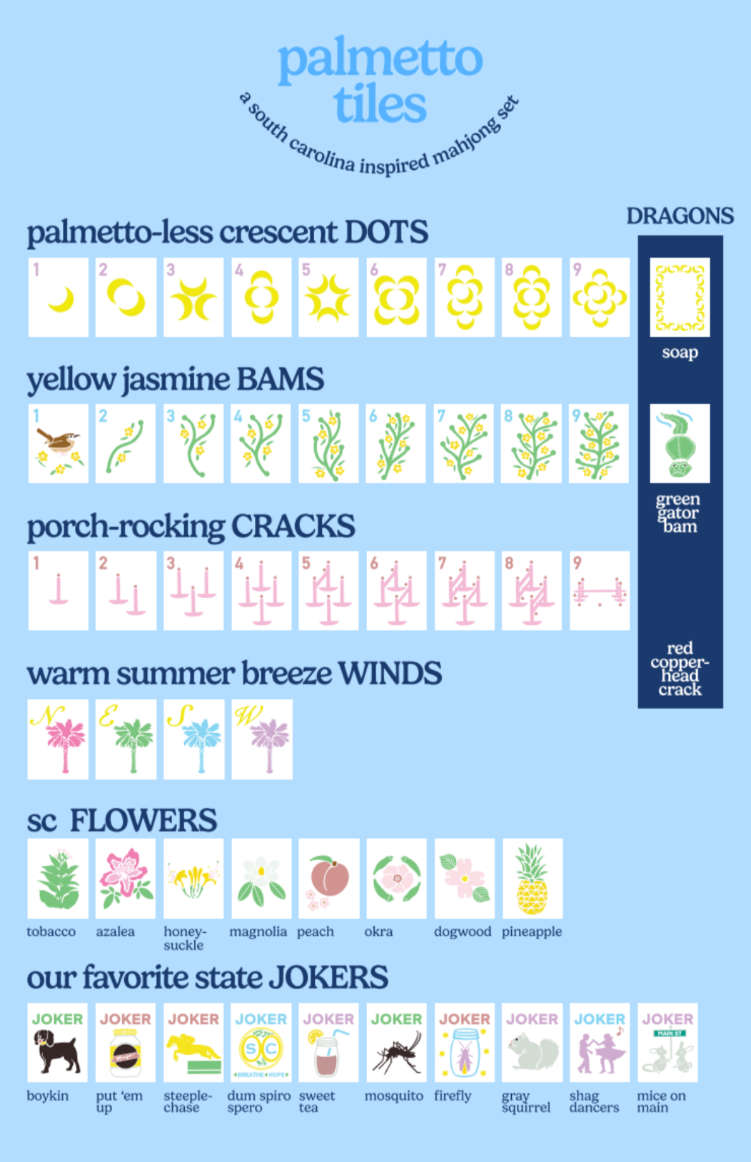 Middle & Main Mahjong Sets