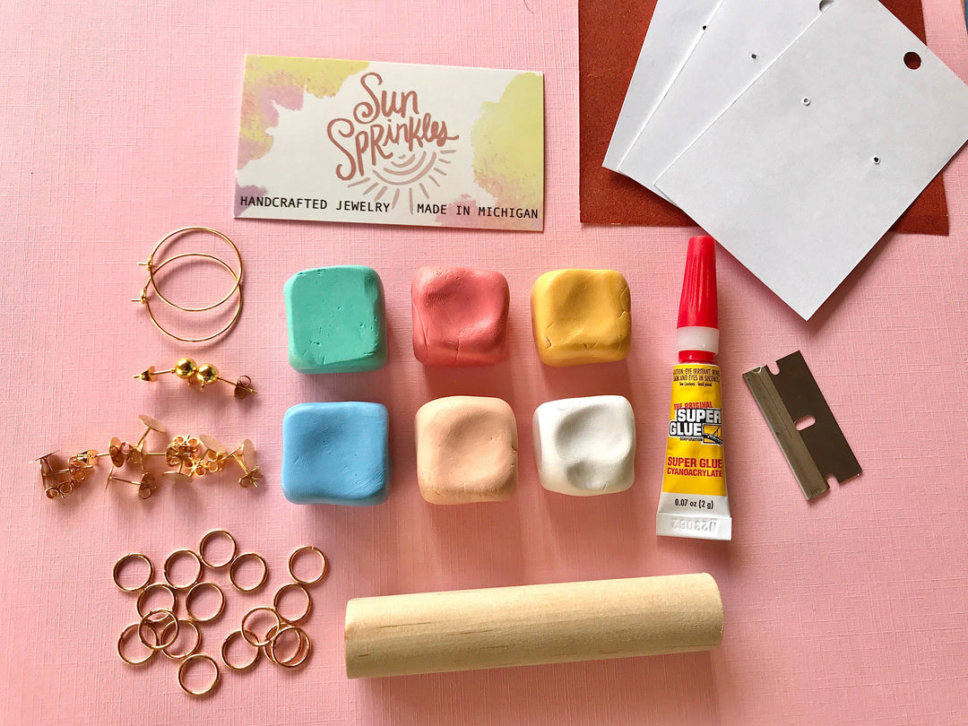 Sun Sprinkles DIY Polymer Clay Earring Kits