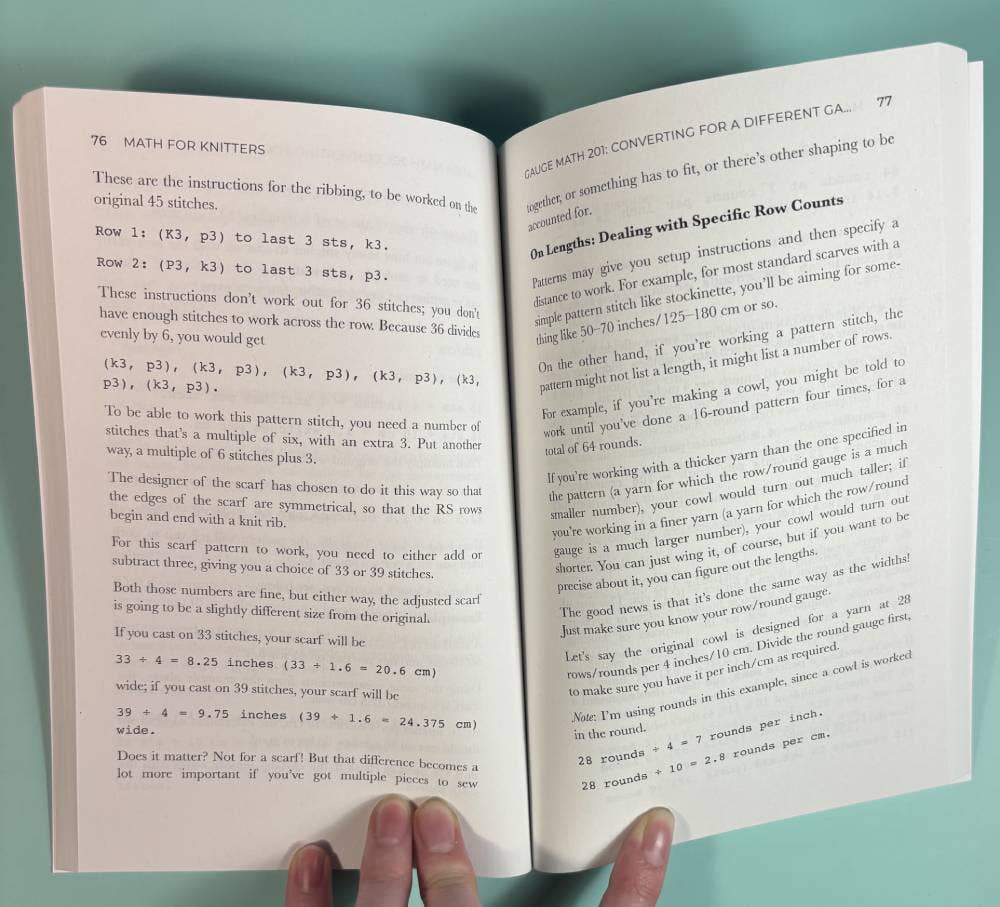 Math for Knitters
