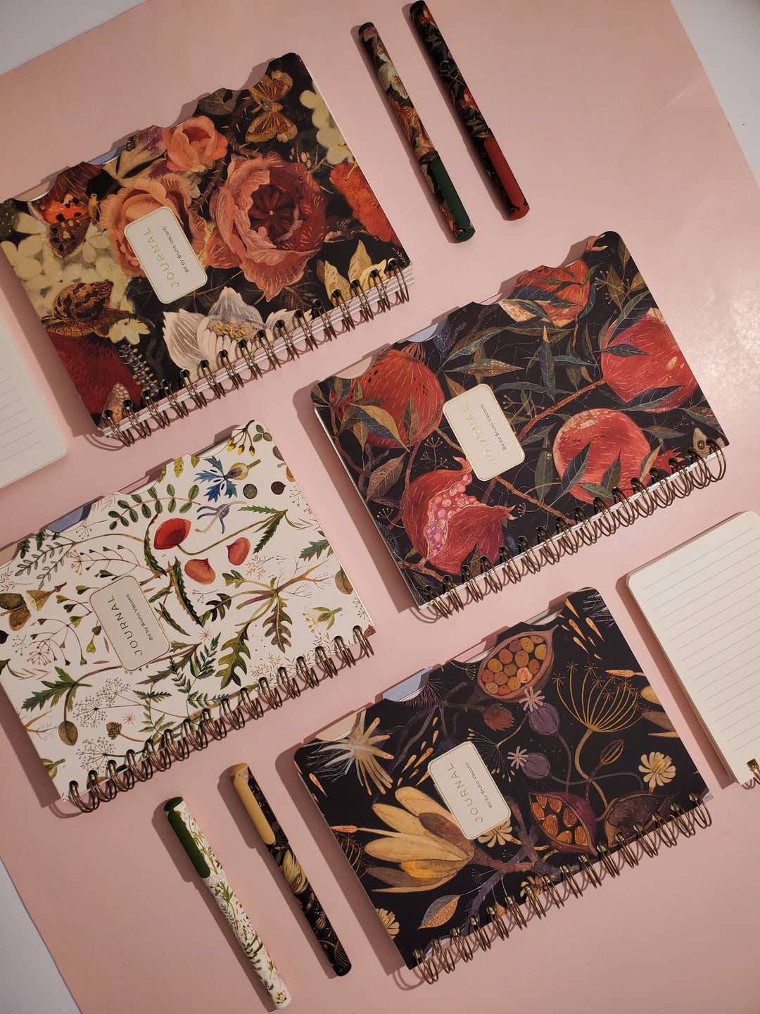 Bruno Visconti Art Journal A5 - Greens and Flowers