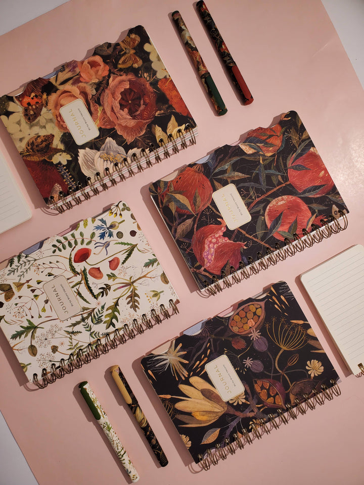 Bruno Visconti Art Journal A5 - Greens and Flowers