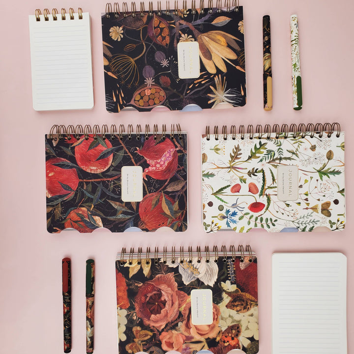 Bruno Visconti Art Journal A5 - Greens and Flowers