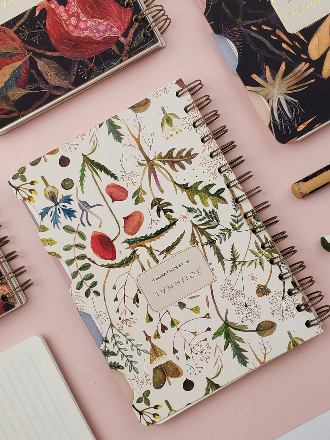 Bruno Visconti Art Journal A5 - Greens and Flowers