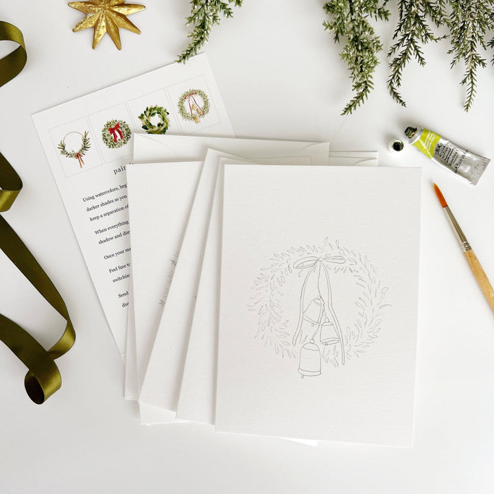 Emily Lex Paintable Holiday Notecards
