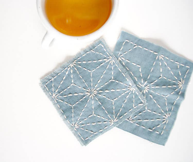 Sashiko Coaster Kit