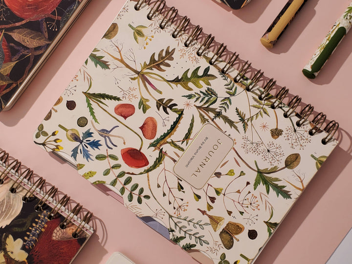 Bruno Visconti Art Journal A5 - Greens and Flowers