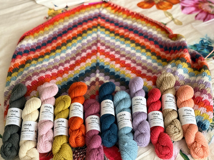 Bao Bao Shawl Kits - mYak Yarn + Isabell Kraemer - Multicolor Editions