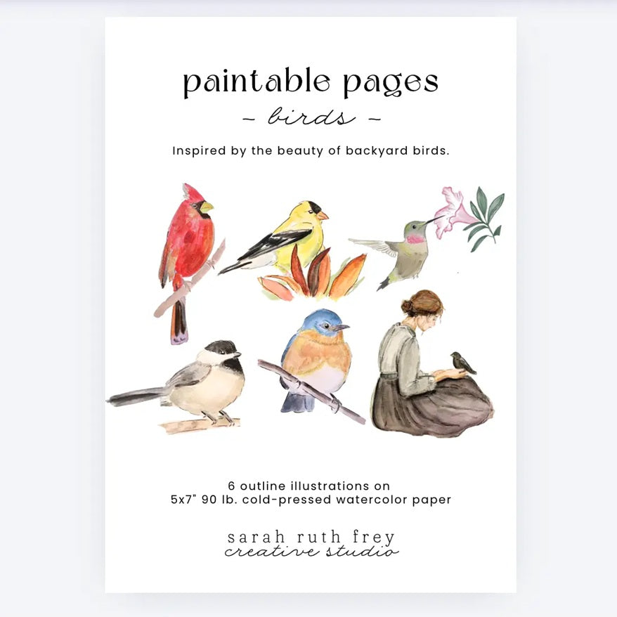 Sarah Ruth Frye Paintable Pages