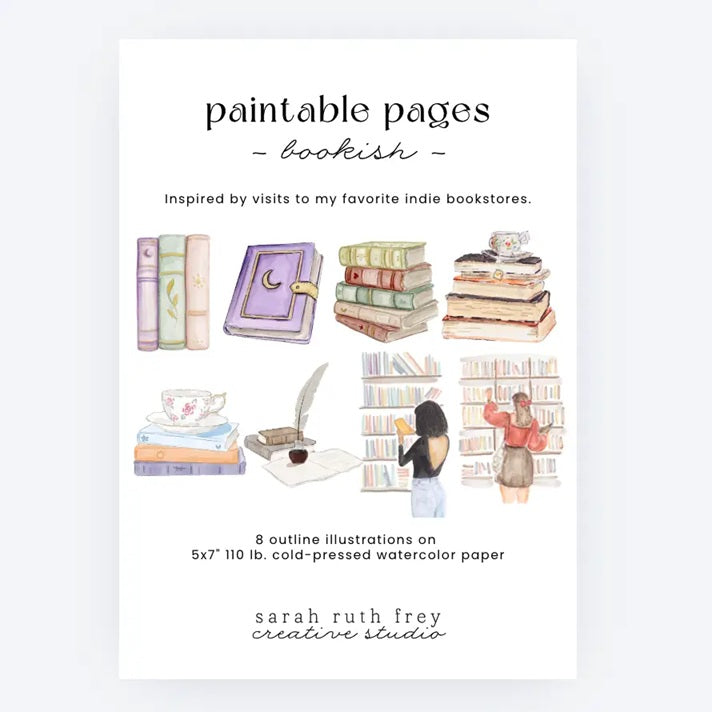 Sarah Ruth Frye Paintable Pages