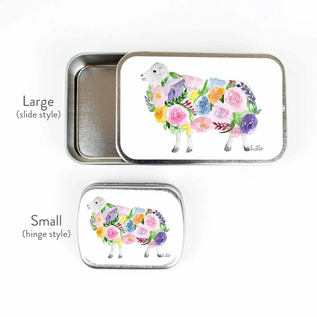 Twice Sheared Sheep Stitch Marker Tins