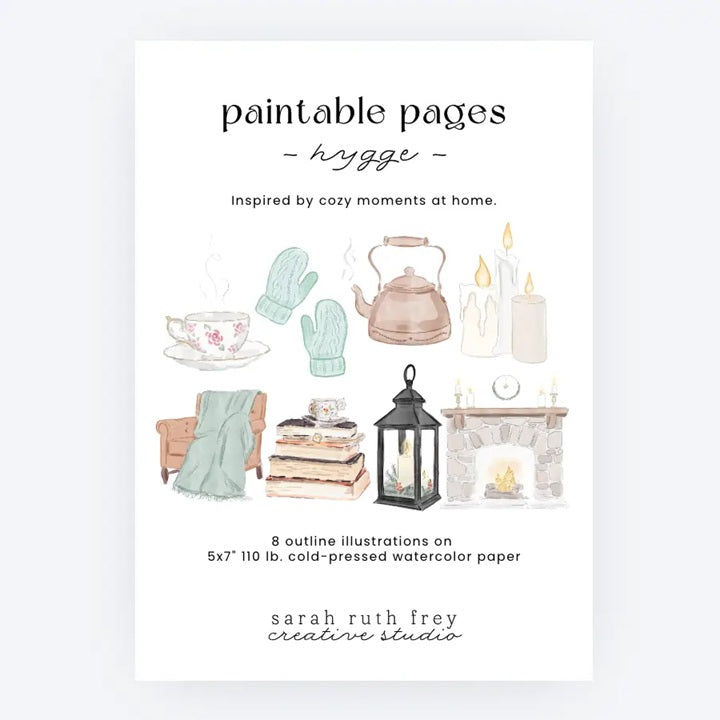Sarah Ruth Frye Paintable Pages