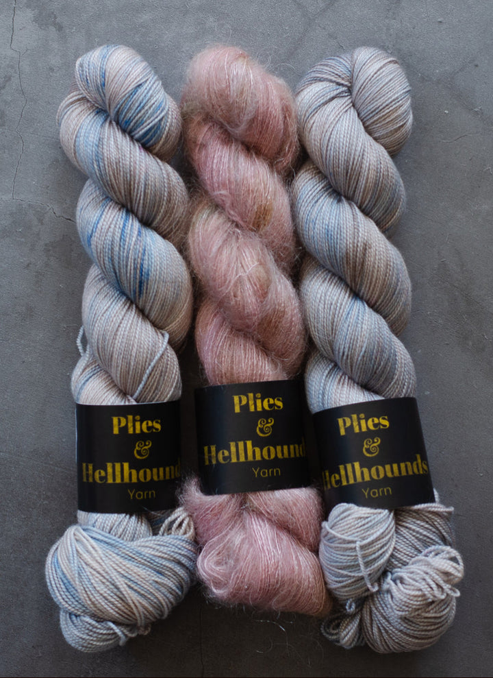 Plies & Hellhounds Conley Sister Shawl Kits