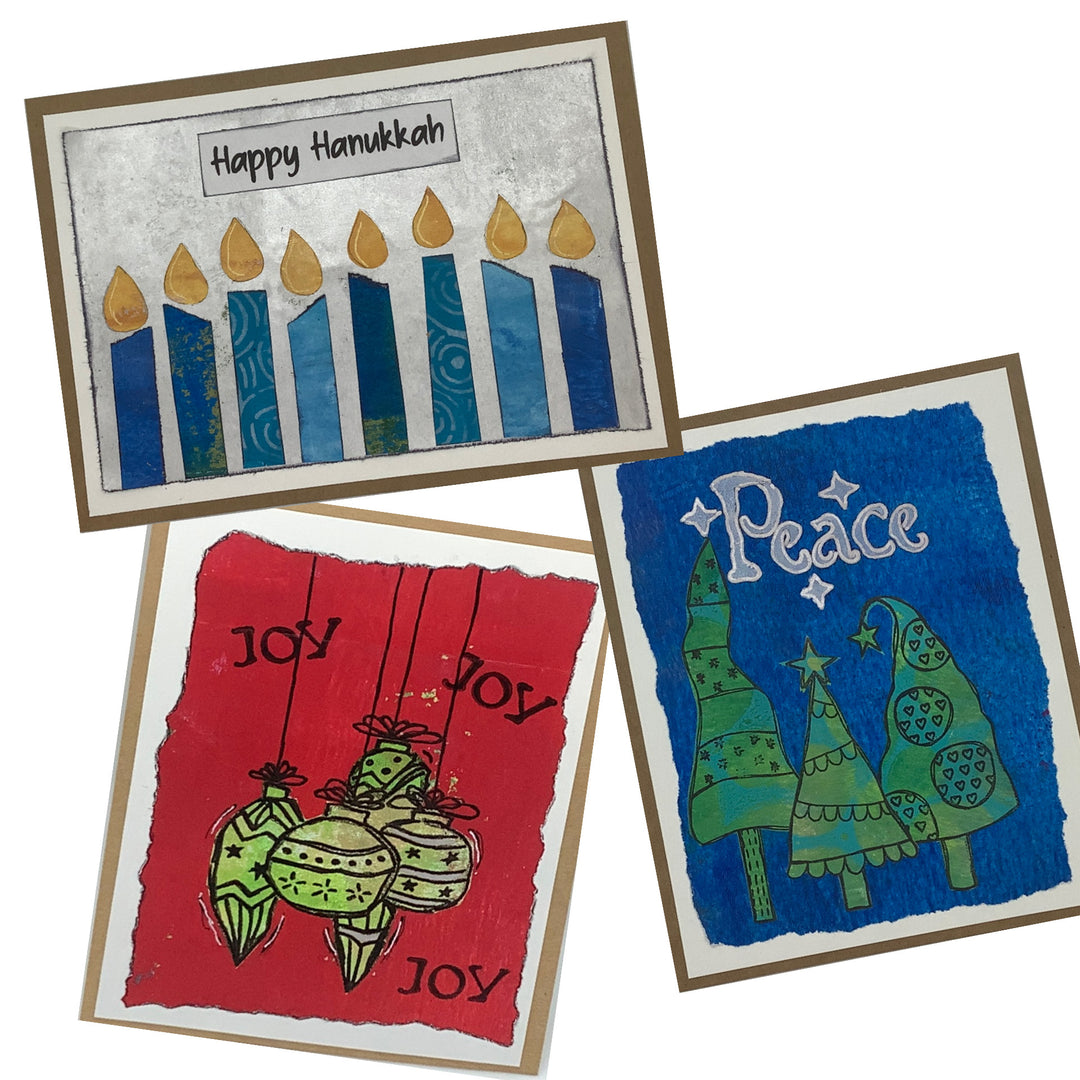 Artsy Holiday Cards with Peggy Newham!