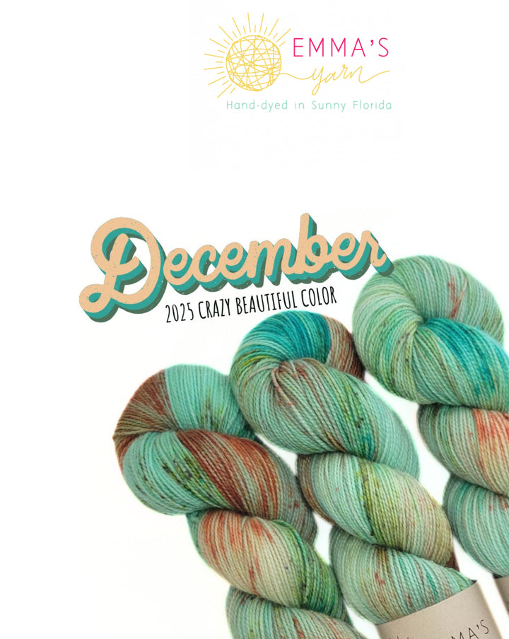 Emma's Yarn Crazy Beautiful Color Club--December 2025