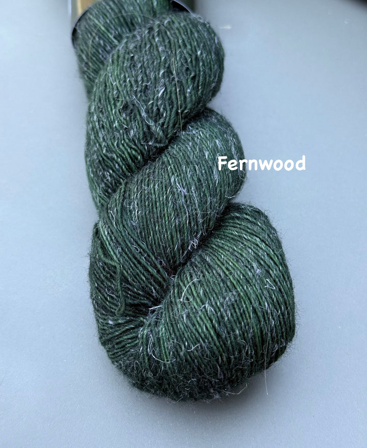 Lavender Lune Single Ply Merino Linen