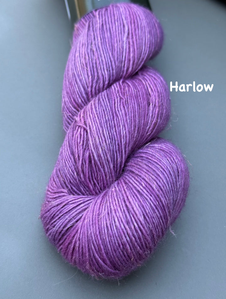 Lavender Lune Single Ply Merino Linen
