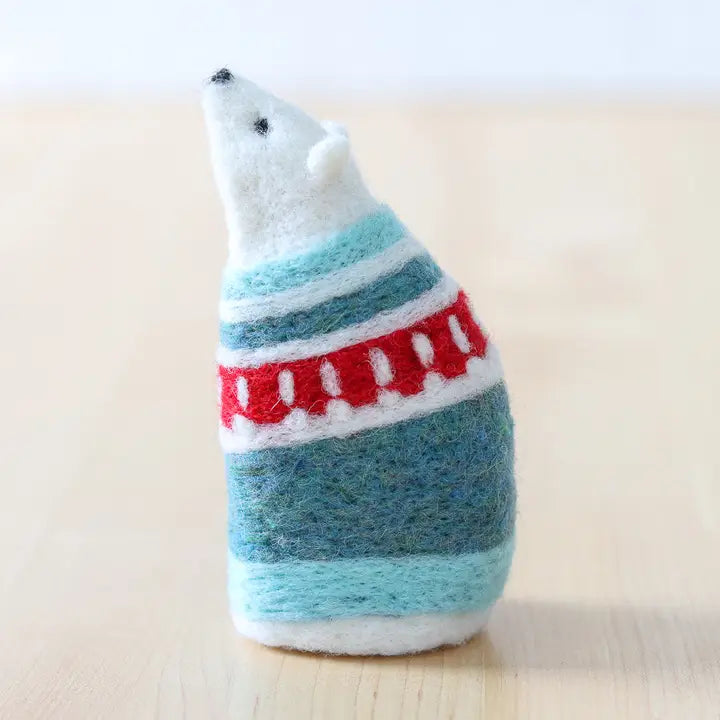 Grey Fox Needle Holiday Felting Kits