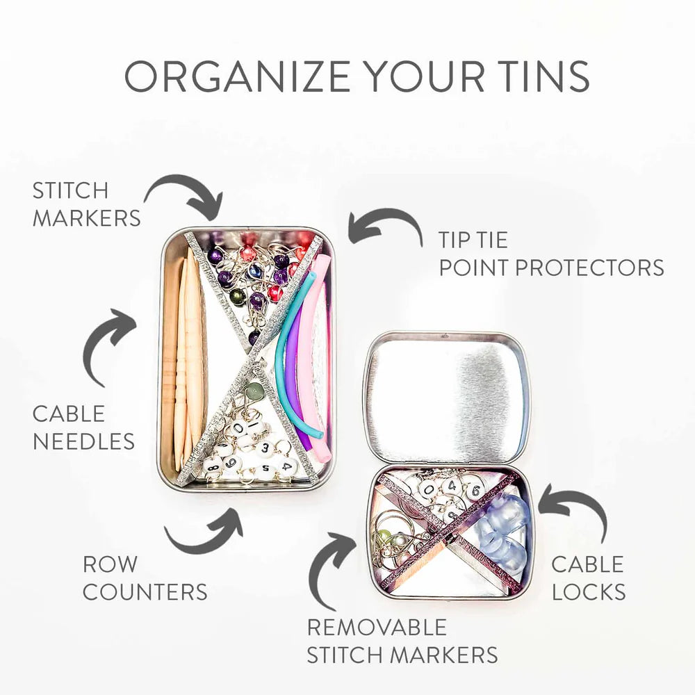 Twice Sheared Sheep Stitch Marker Tins