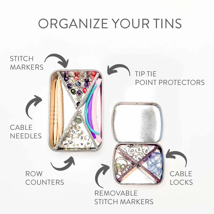 Twice Sheared Sheep Stitch Marker Tins