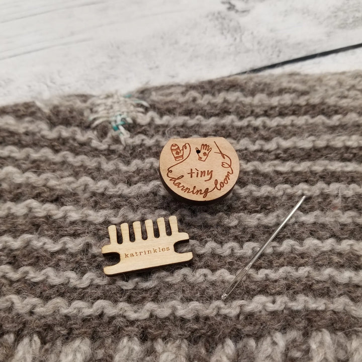 Katrinkles Tiny Darning & Mending Loom Kit