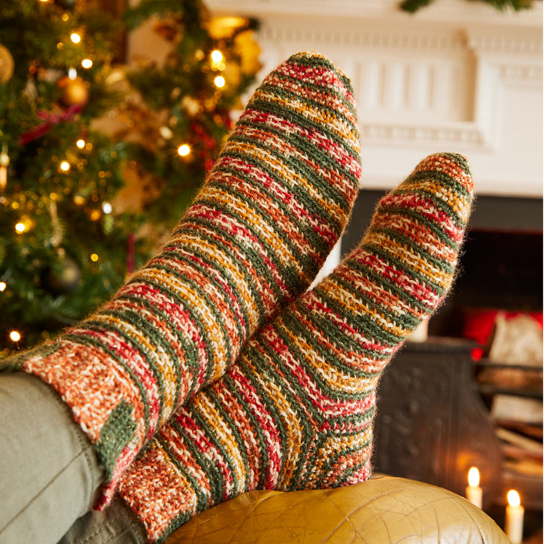 West Yorkshire Spinners Signature 4-Ply Christmas Socks