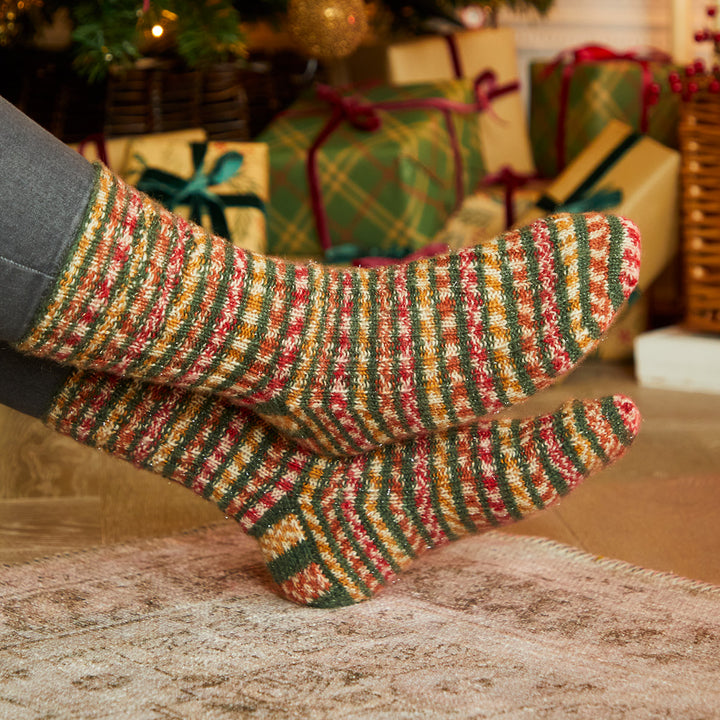 West Yorkshire Spinners Signature 4-Ply Christmas Socks