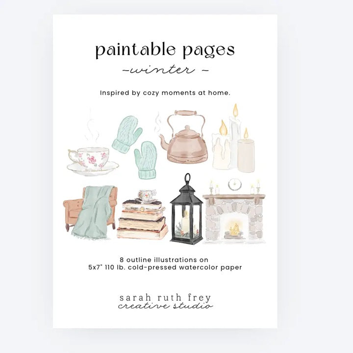 Sarah Ruth Frye Paintable Pages