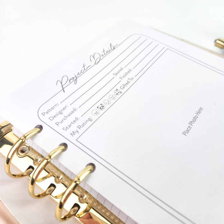 Twice Sheared Sheep Project Journal Planner for Knitters & Crocheters