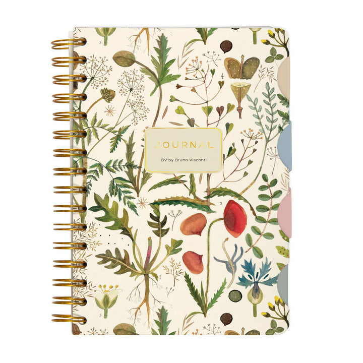 Bruno Visconti Art Journal A5 - Greens and Flowers